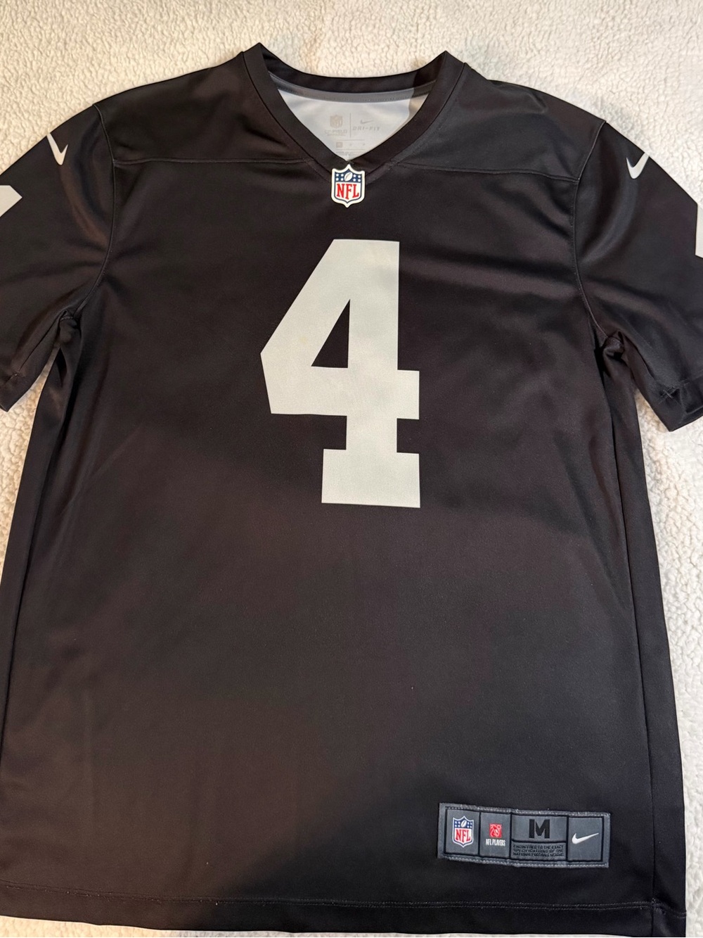 NFL Men's Black Jersey Derek Carr